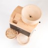 Mulino Elettrico con legno pregiato & Fioccatrice Elettrica LUIS