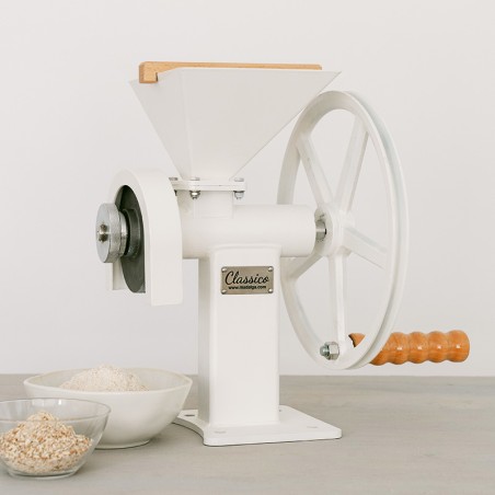 Mulino Manuale Cereali - Macina Chicchi, Caff&egrave;, Fagioli, Ghisa Resistente