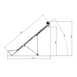 Trasportatore a coclea per il cereale